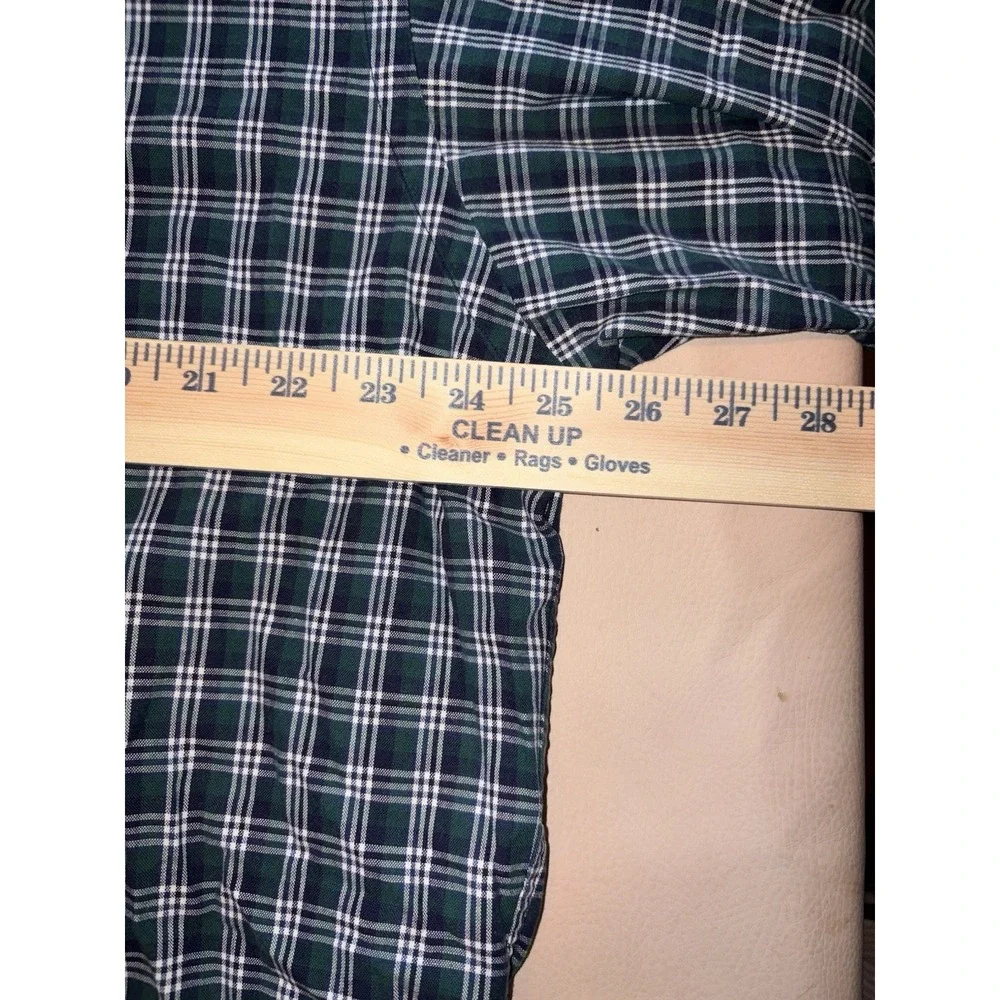Polo Ralph Lauren Blake Large Long Sleeve Green Blue Plaid Button Down Relaxed